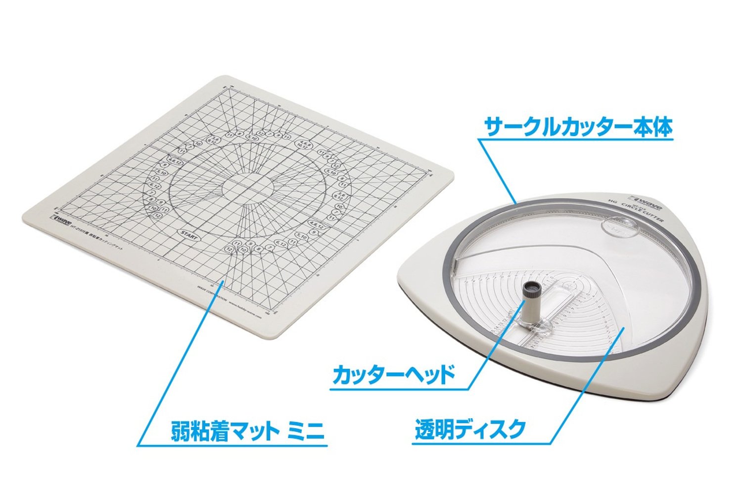 カーラクラフト サークルカッター A・B・替えカッターセット Amazon | ウェーブ ホビーツールシリーズ HGサークルカッターセット 弱